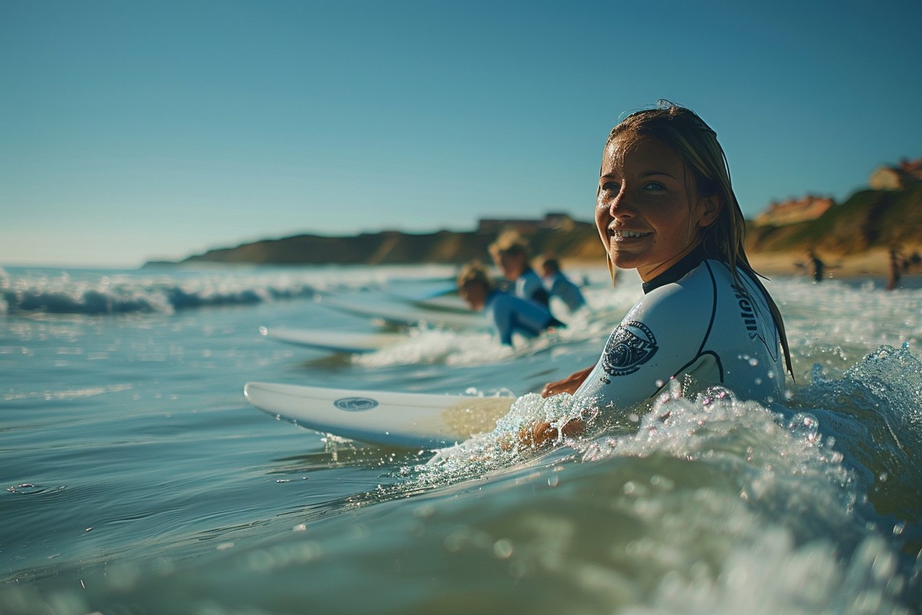 Découvrez les joies du surf en petits groupes avec nos cours collectifs à Capbreton