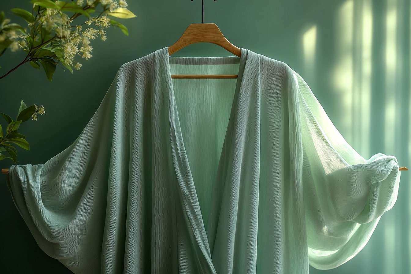 Robe vert d’eau : l’audace douce du minimalisme chromatique